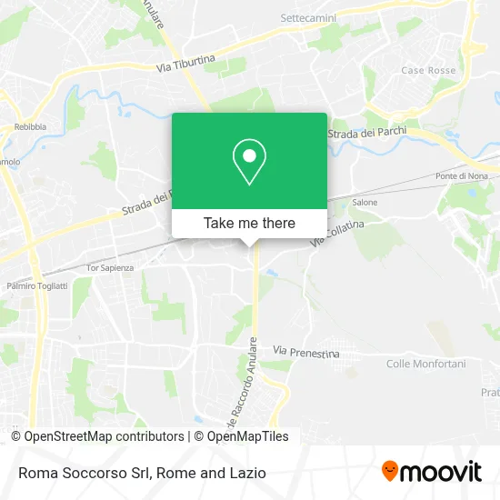 Roma Soccorso Srl map