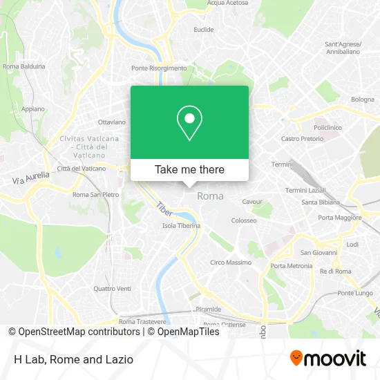 H Lab map