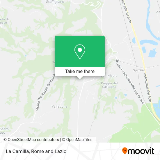La Camilla map
