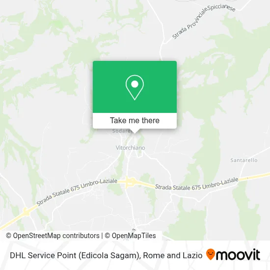 DHL Service Point (Edicola Sagam) map