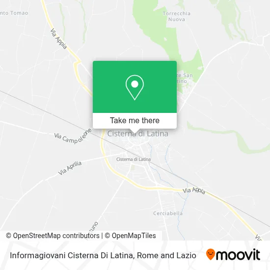 Informagiovani Cisterna Di Latina map
