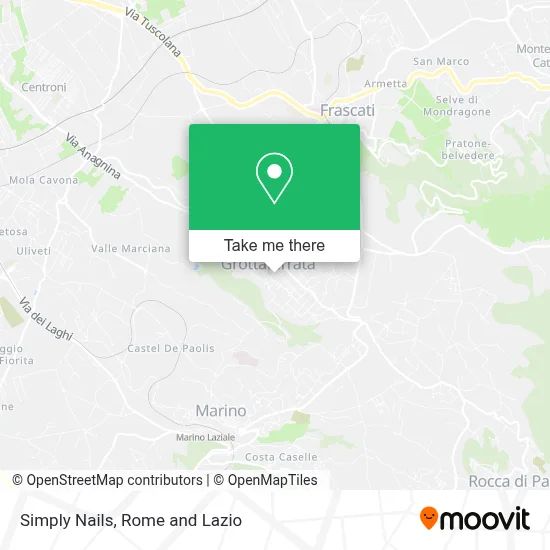 Simply Nails map
