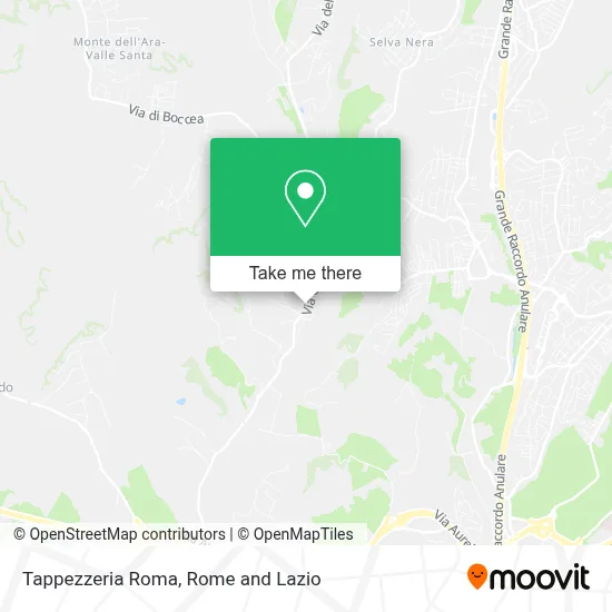 Tappezzeria Roma map