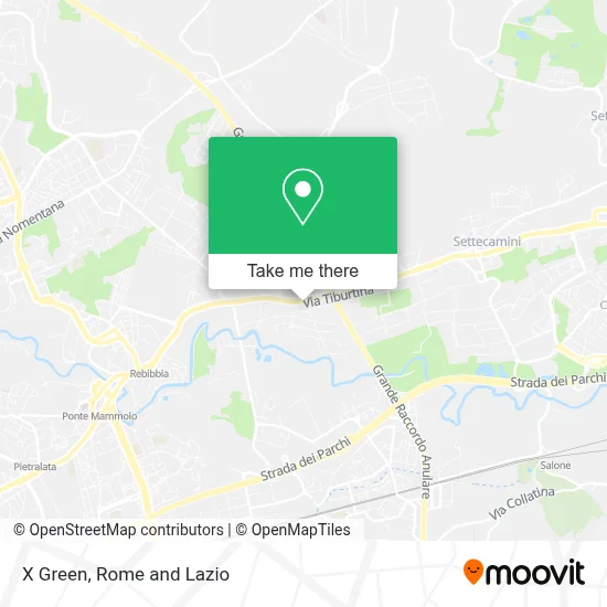 X Green map