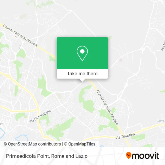 Primaedicola Point map