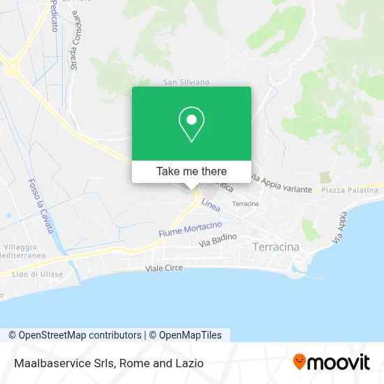 Maalbaservice Srls map