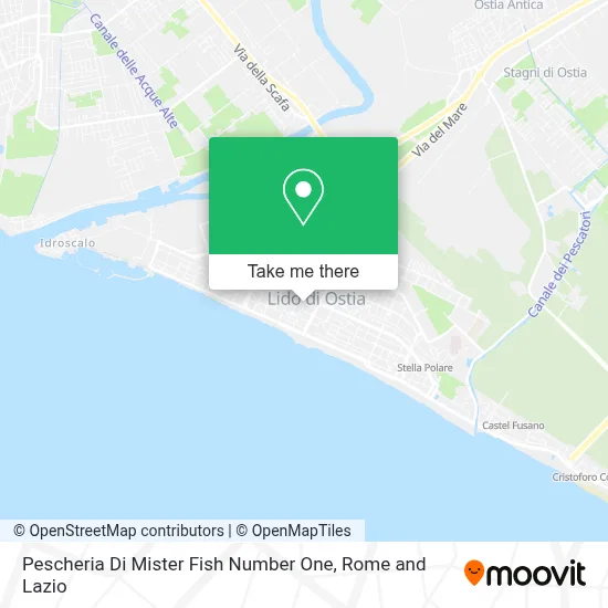 Pescheria Di Mister Fish Number One map