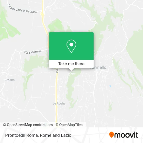 Prontoedil Roma map