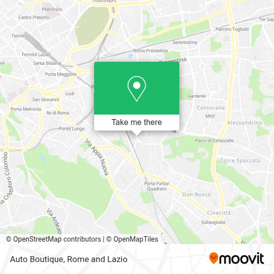Auto Boutique map