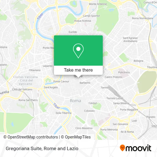 Gregoriana Suite map