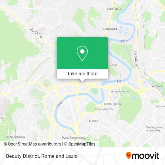 Beauty District map