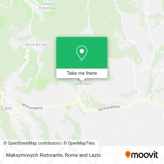 Maksymovych Ristorante map