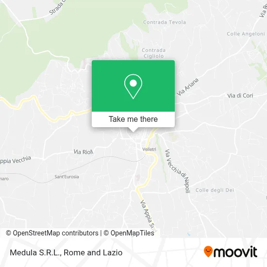 Medula S.R.L. map