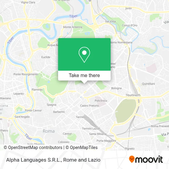 Alpha Languages S.R.L. map