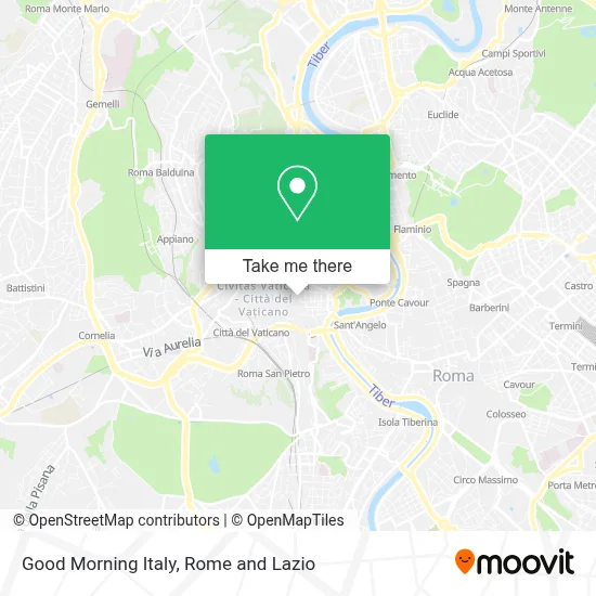 Good Morning Italy map