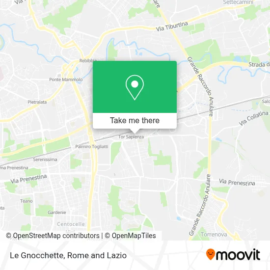 Le Gnocchette map
