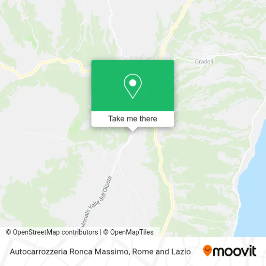 Autocarrozzeria Ronca Massimo map