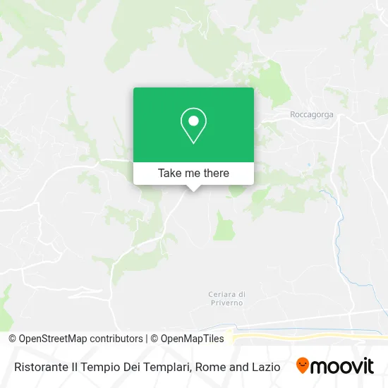 Ristorante Il Tempio Dei Templari map