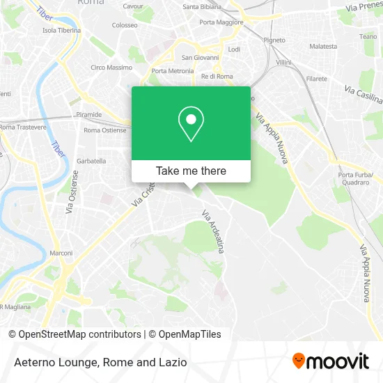 Aeterno Lounge map
