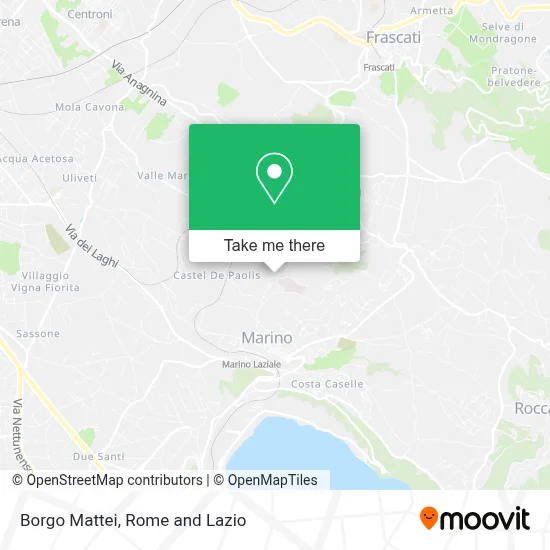 Borgo Mattei map