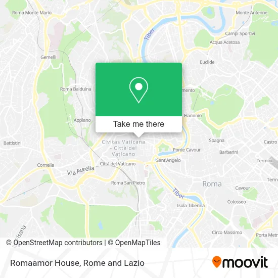 Romaamor House map