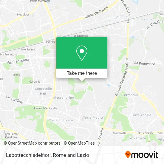 Labottecchiadeifiori map