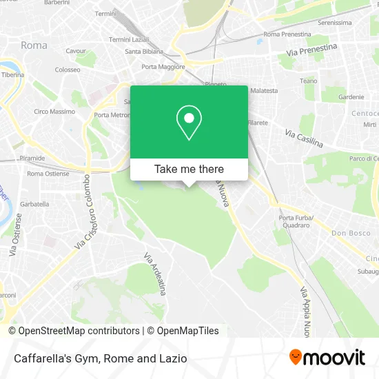 Caffarella's Gym map