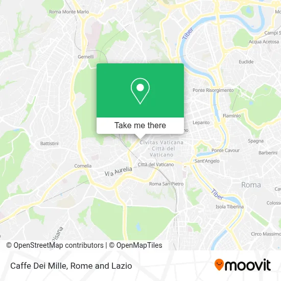 Caffe Dei Mille map