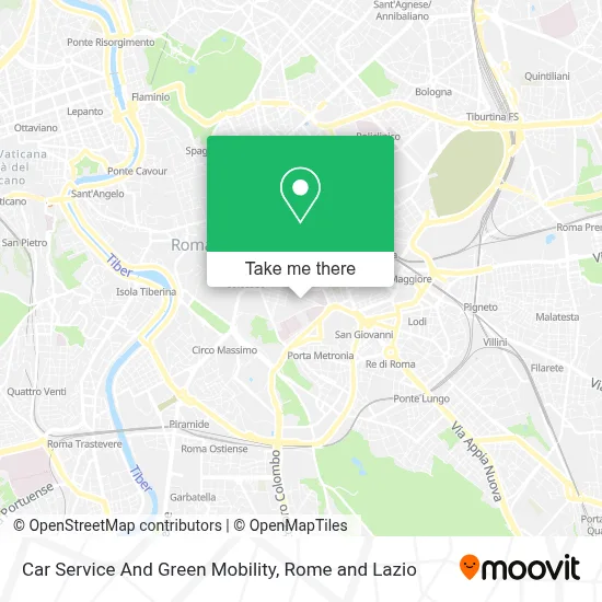 Car Service And Green Mobility map