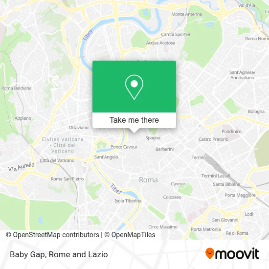 Baby Gap map