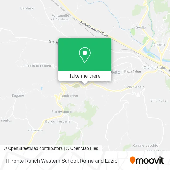 Il Ponte Ranch Western School map