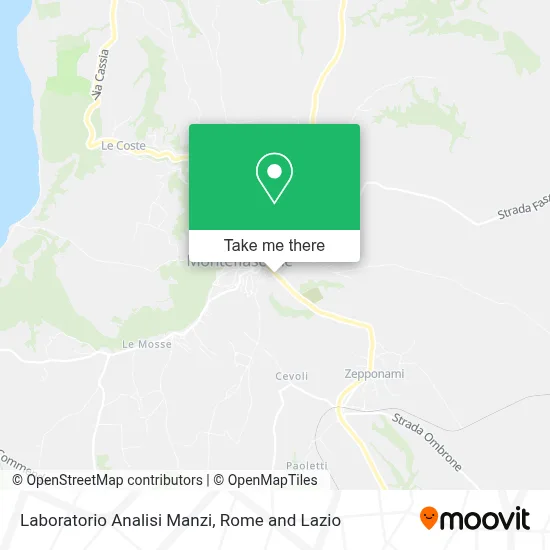 Laboratorio Analisi Manzi map