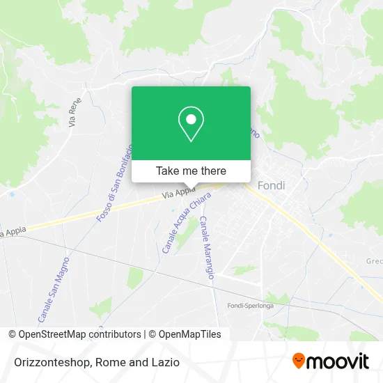 Orizzonteshop map