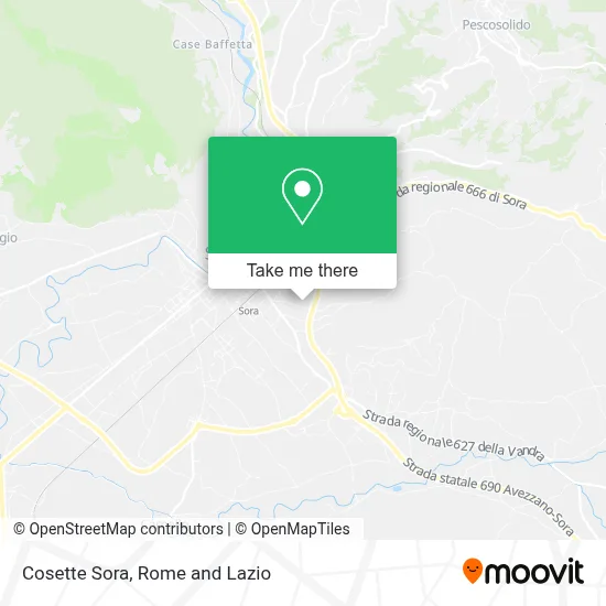Cosette Sora map