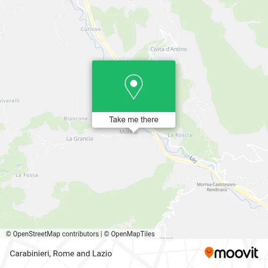 Carabinieri map