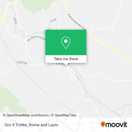 Oro Il Trofeo map