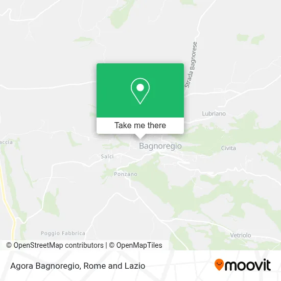 Agora Bagnoregio map