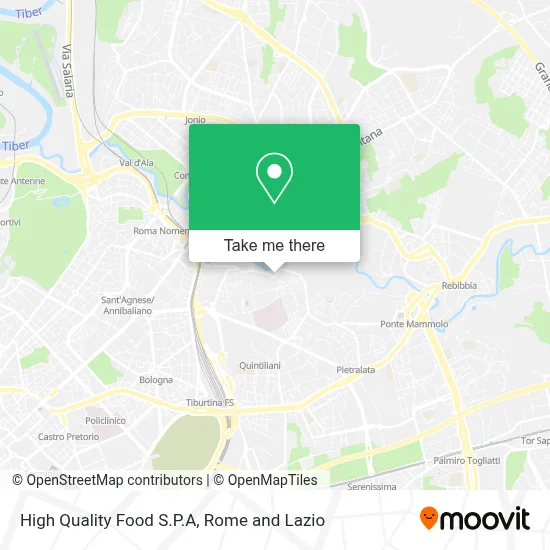 High Quality Food S.P.A map