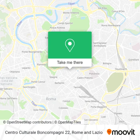 Centro Culturale Boncompagni 22 map