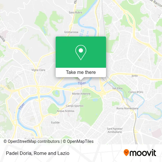 Padel Doria map