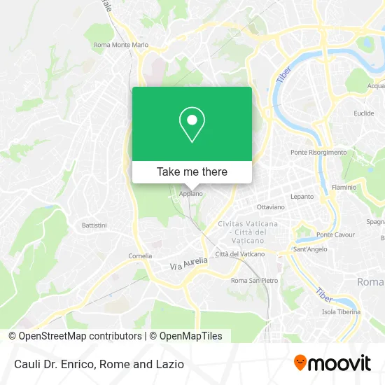 Cauli Dr. Enrico map