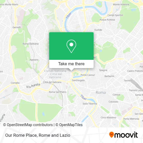 Our Rome Place map
