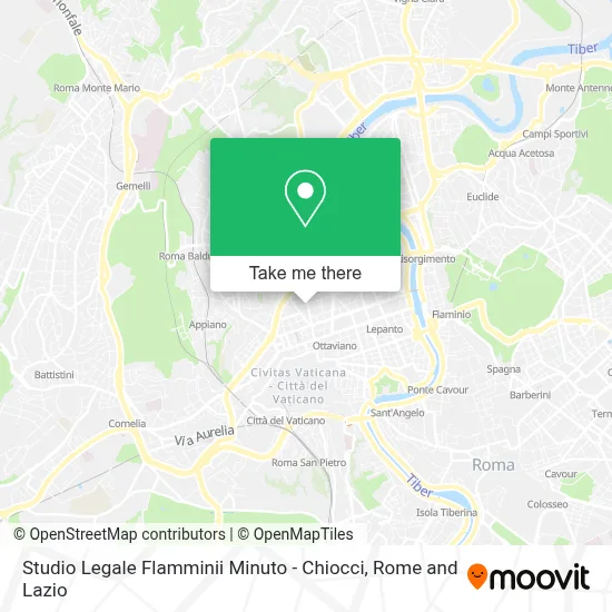 Studio Legale Flamminii Minuto - Chiocci map