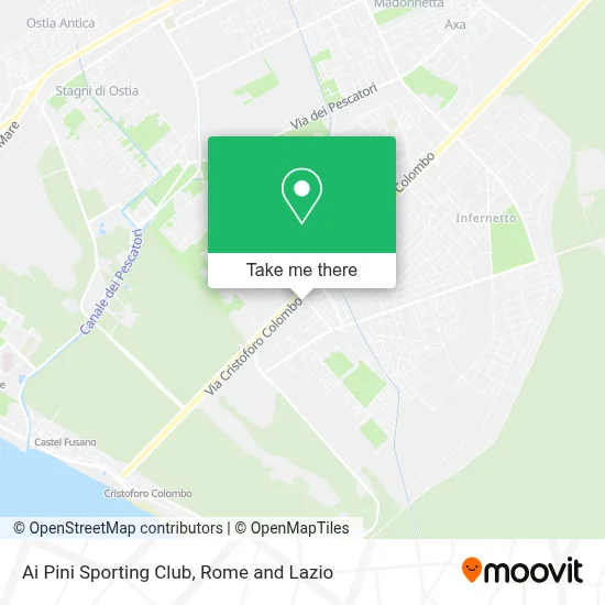 Ai Pini Sporting Club map
