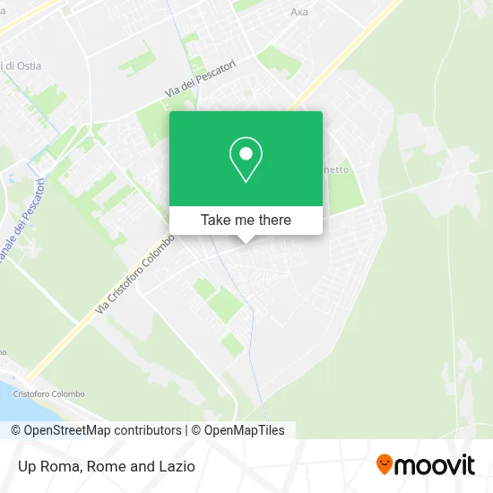 Up Roma map