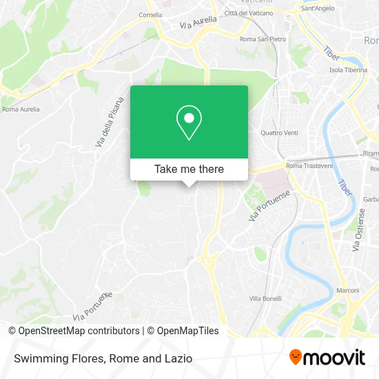 Swimming Flores map