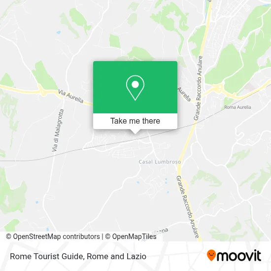 Rome Tourist Guide map