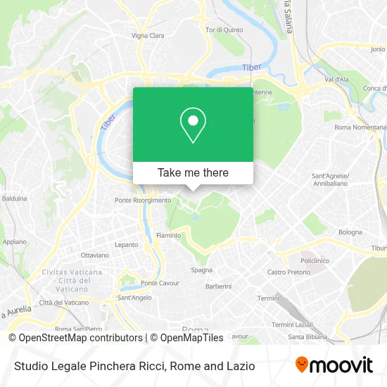 Studio Legale Pinchera Ricci map