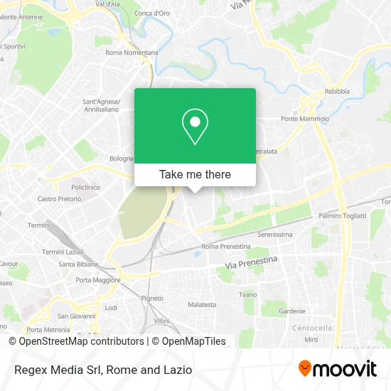 Regex Media Srl map