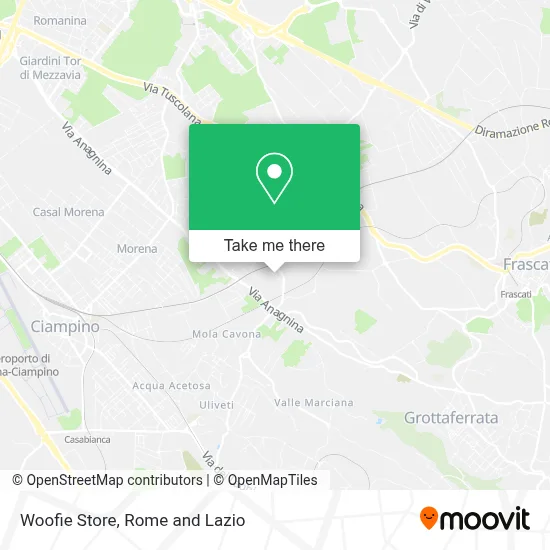 Woofie Store map